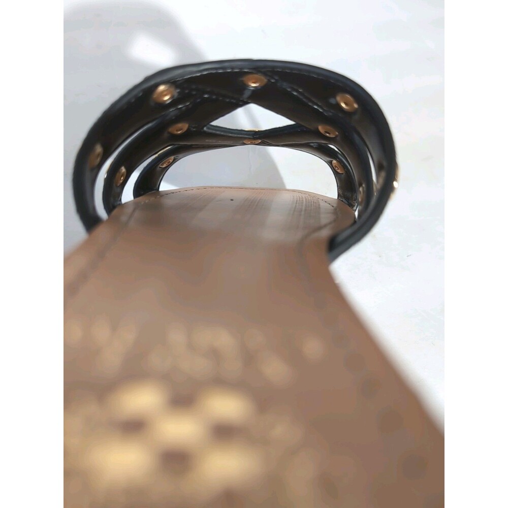 Vince Camuto Vazista Studded Slide Sandal In Black Suede Size 7.5 M Women's New - Picture 9 of 11